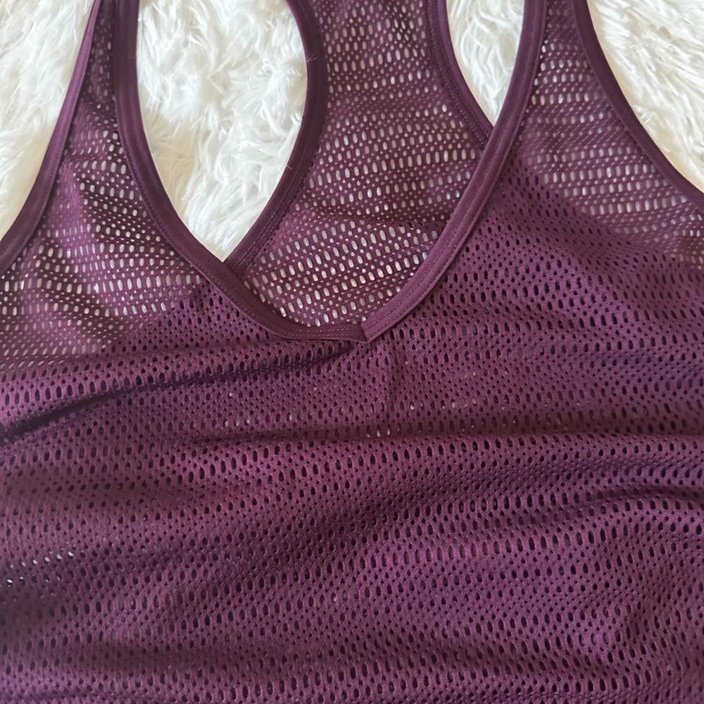 FILA racer back mesh tank top